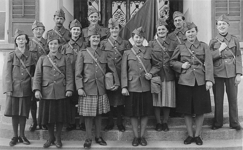 Ortswehr Hergiswil um 1940